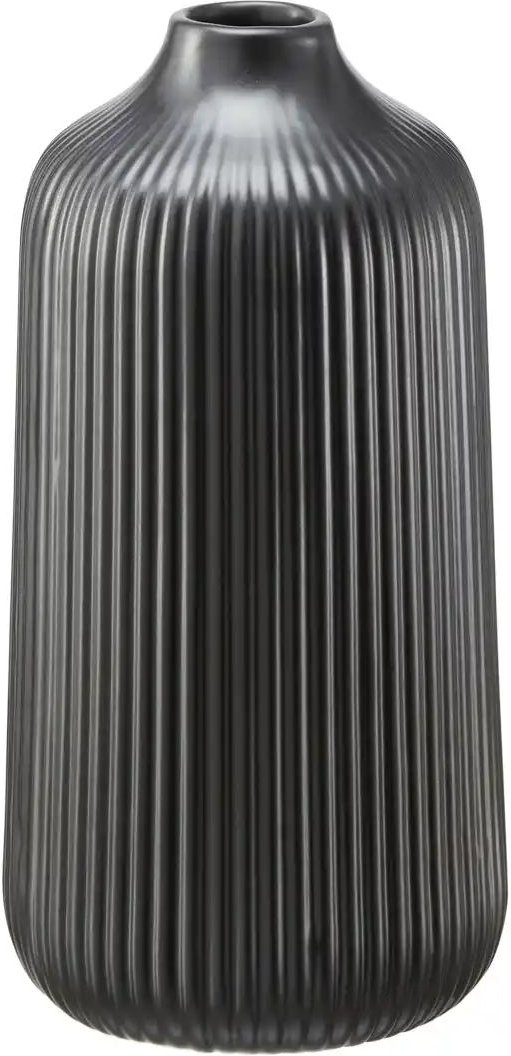 Thumbnail - HOME STORY Vase ¦ schwarz ¦ Dolomite ¦ Maße (cm): H: 20 Ø: 10 Accessoires > Vasen - Höffner