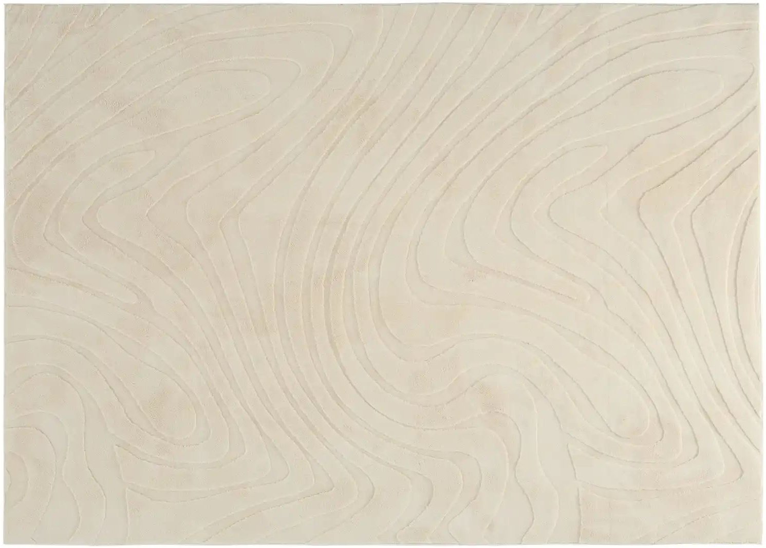 como Webteppich Wave ¦ beige ¦ Synthetische Fasern ¦ Maße (cm): B: 160 Teppiche > Kurzflorteppiche - Höffner