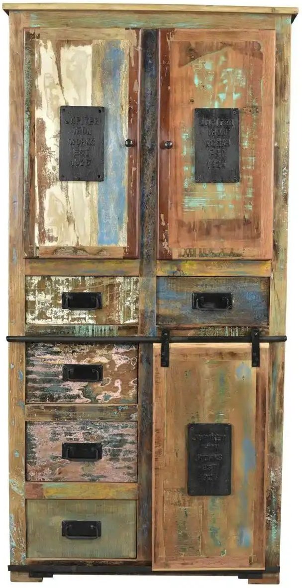 Highboard ¦ mehrfarbig ¦ Maße (cm): B: 90 H: 180 Kommoden & Sideboards > Highboards - Höffner