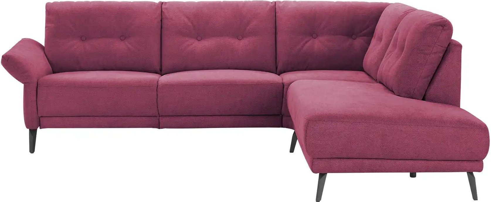 Jette Home Ecksofa  Scope ¦ rot ¦ Maße (cm): B: 258 H: 88 T: 221.0 Polstermöbel > Sofas > Ecksofas - Höffner