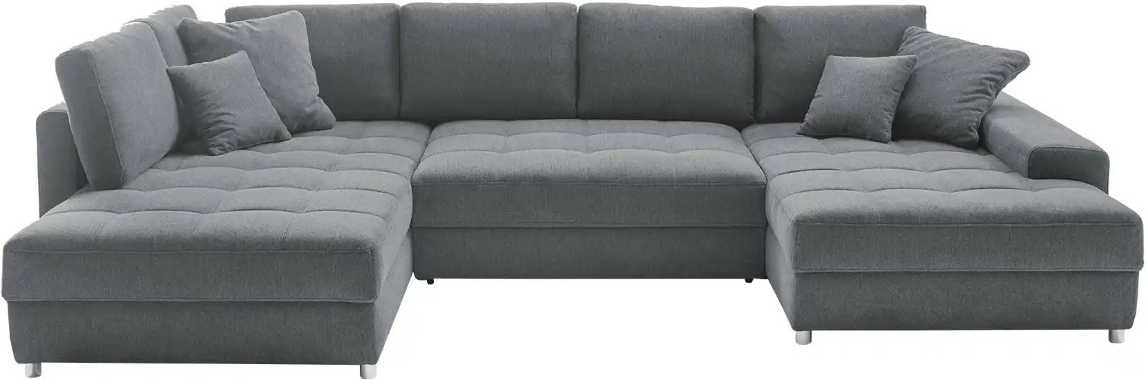 bobb Wohnlandschaft Arissa de Luxe ¦ grau ¦ Maße (cm): B: 353 H: 84 T: 215.0 Polstermöbel > Sofas > Schlafsofas - Höffn...