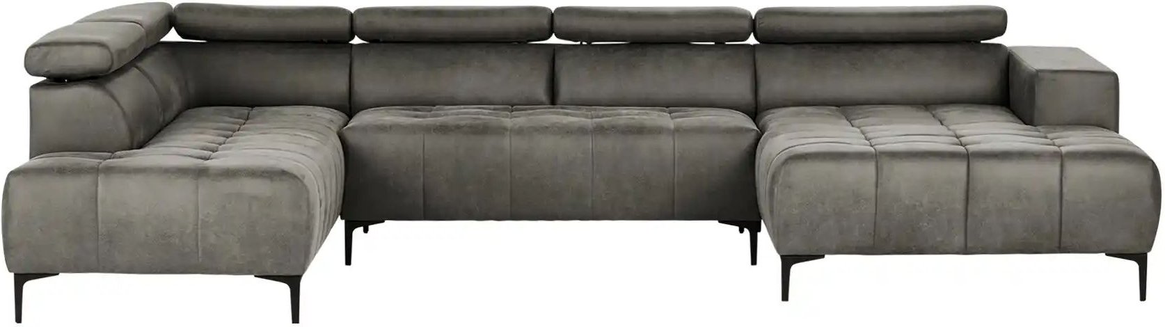 switch Wohnlandschaft  Caro ¦ grau ¦ Maße (cm): B: 350 H: 81 T: 214.0 Polstermöbel > Sofas > Wohnlandschaften - Höffner