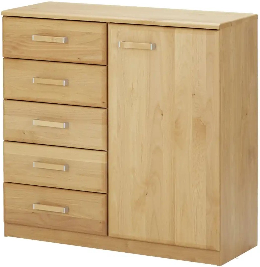 Woodford Kommode teilmassiv Morgana ¦ holzfarben ¦ Maße (cm): B: 93 H: 89 T: 37.0 Kommoden & Sideboards > Kommoden - Höf...