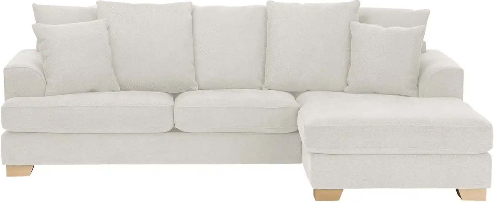SOHO Ecksofa Franka ¦ weiß ¦ Maße (cm): B: 268 H: 87 T: 161.0 Polstermöbel > Sofas > Ecksofas - Höffner