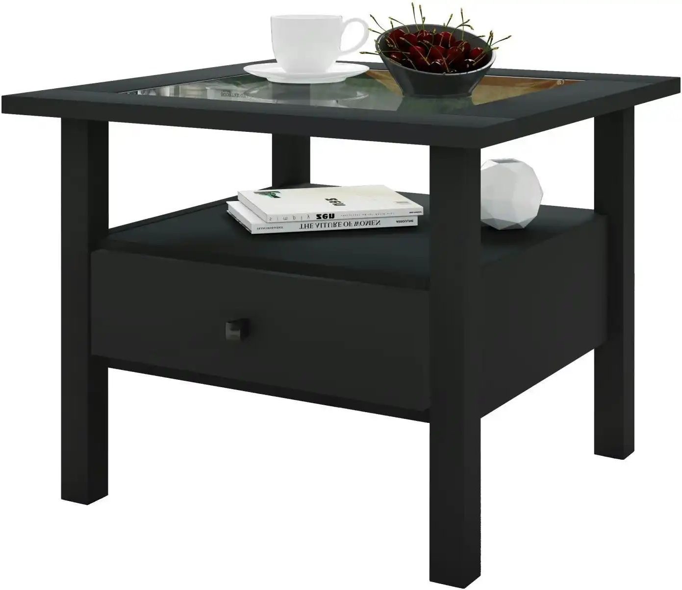 Thumbnail - Couchtisch Lingis ¦ schwarz ¦ Maße (cm): B: 53,5 H: 42 Tische > Couchtische > Couchtische rechteckig - Höffner