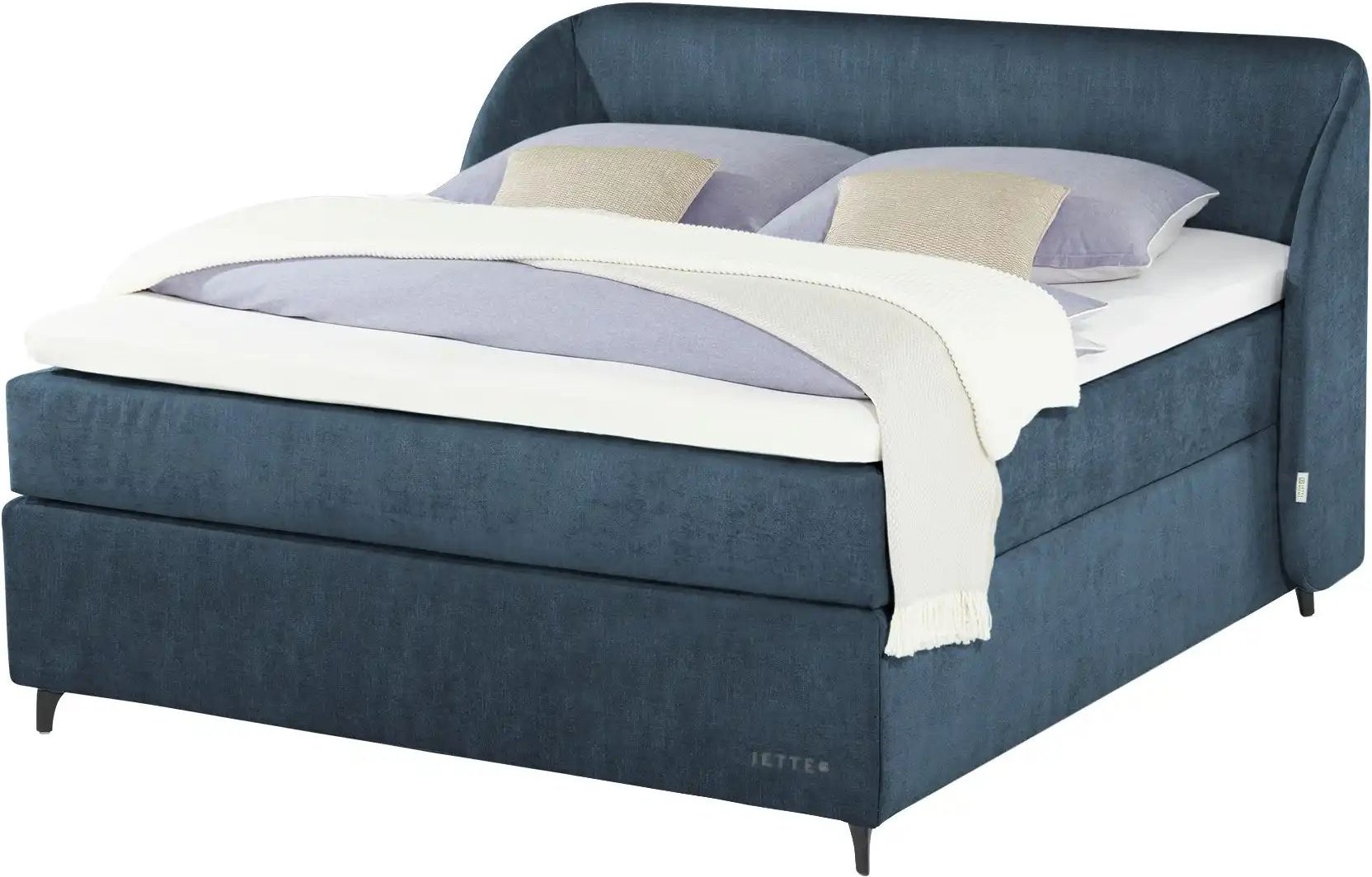 Jette Home Boxspringbett Jette Embrace ¦ blau ¦ Maße (cm): B: 218 H: 126,5 Betten > Boxspringbetten - Höffner