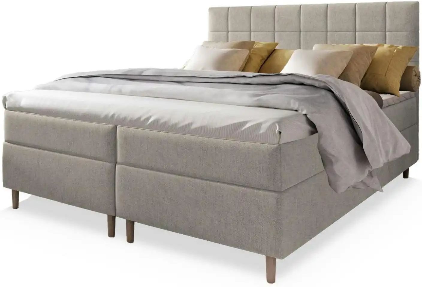 MASSENO Boxbett mit Bettkasten Ibiza ¦ beige ¦ Maße (cm): B: 160 H: 110 Betten > Polsterbetten - Höffner