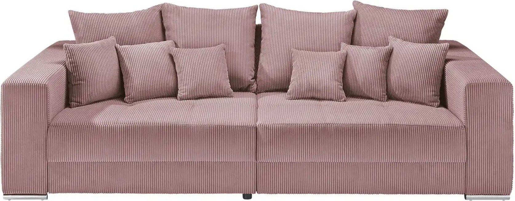 uno Bigsofa aus Cordstoff Ricardo ¦ rosa/pink ¦ Maße (cm): B: 262 H: 85 T: 111.0 Polstermöbel > Sofas > 3-Sitzer - Höffn...