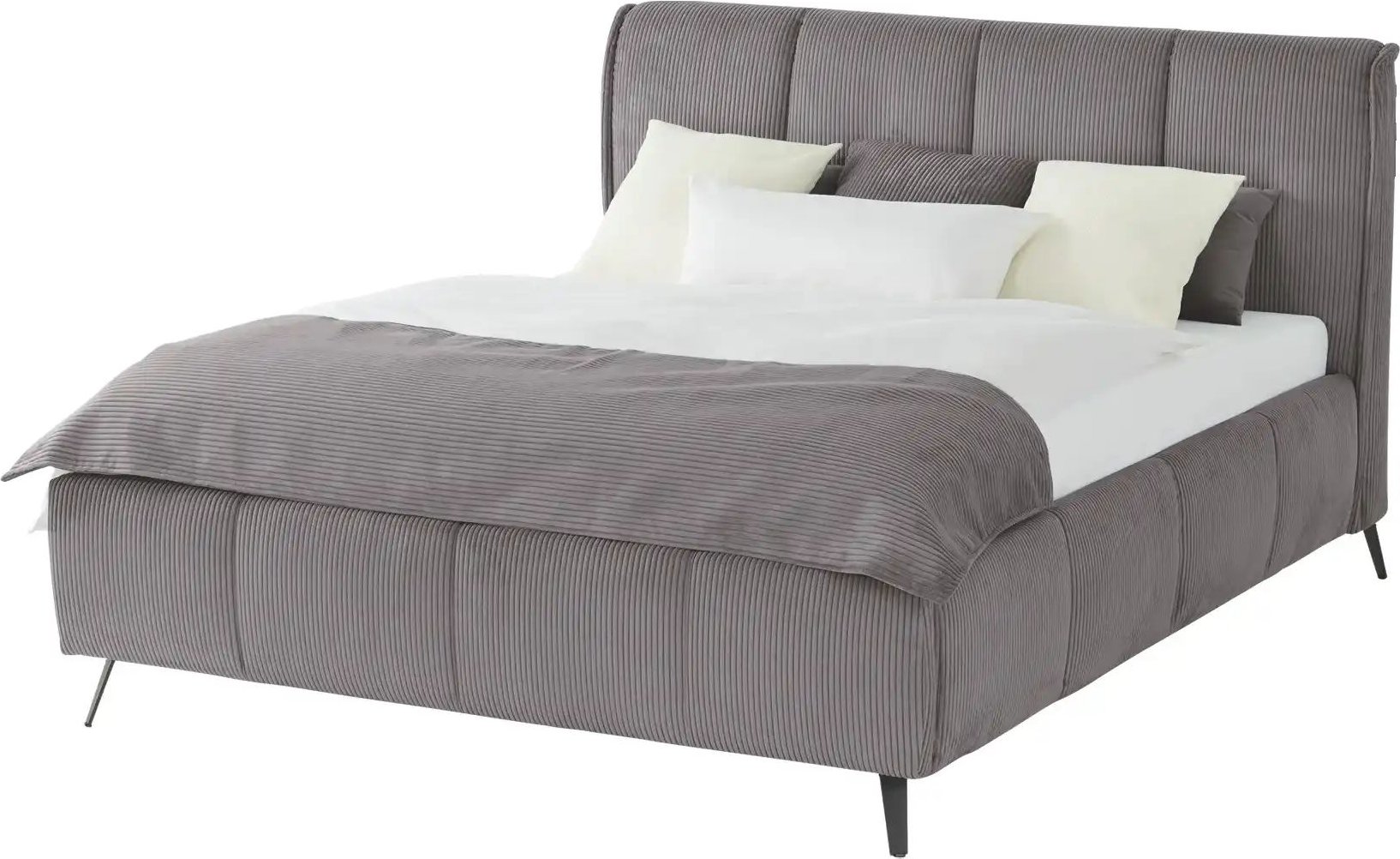 pop Polsterbett mit Bettkasten Pamela ¦ grau ¦ Maße (cm): B: 180 H: 113 Betten > Komfortbetten - Höffner