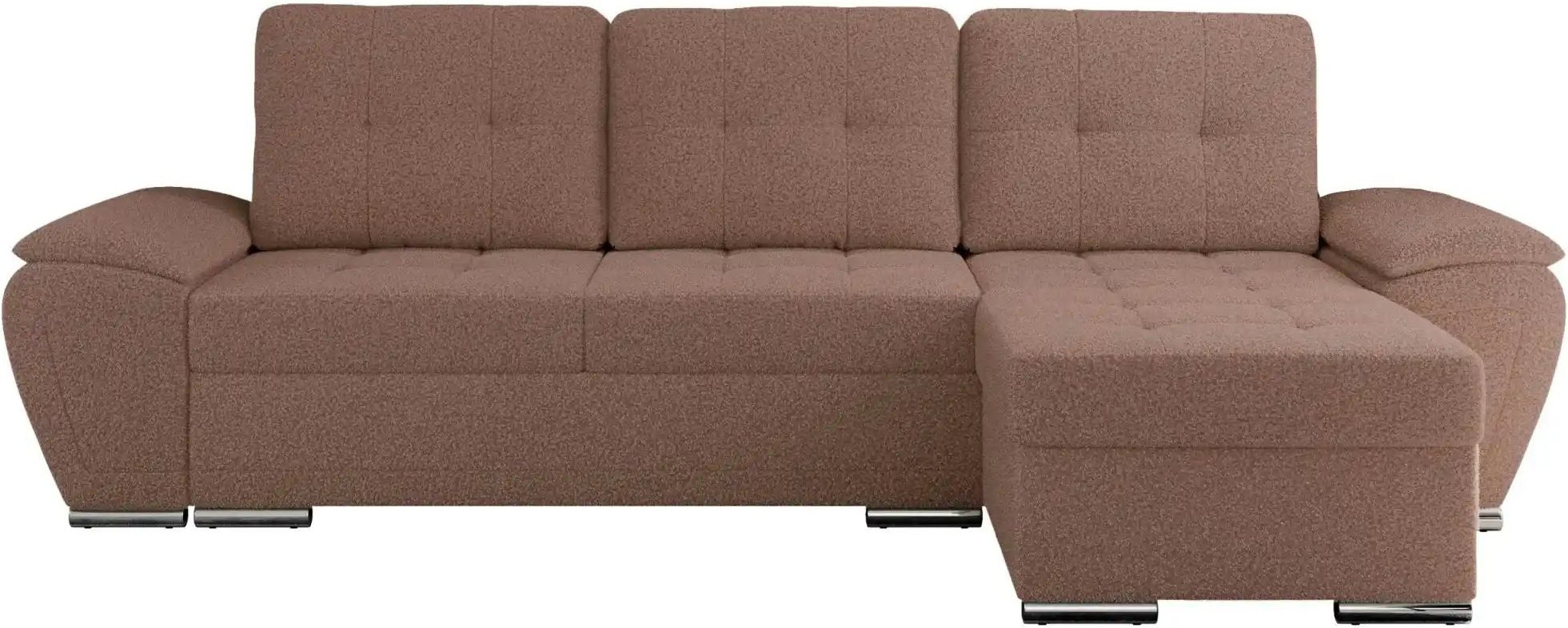 Ecksofa mit Schlaffunktion Umbria ¦ rosa/pink ¦ Maße (cm): B: 271 H: 85 Polstermöbel > Sofas > Ecksofas - Höffner