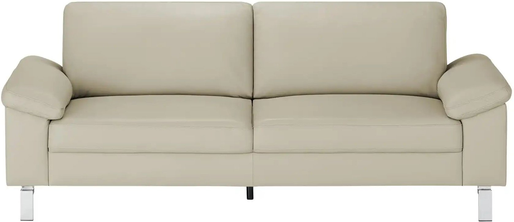 Max Schelling Ledersofa aus Echtleder Maximum ¦ creme ¦ Maße (cm): B: 224 H: 86 T: 97.0 Polstermöbel > Sofas > 3-Sitzer ...