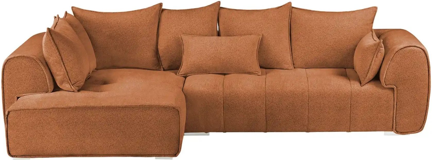 uno Ecksofa beidseitig montierbar London ¦ kupfer ¦ Maße (cm): B: 320 H: 72 T: 197.0 Polstermöbel > Sofas > Ecksofas - H...