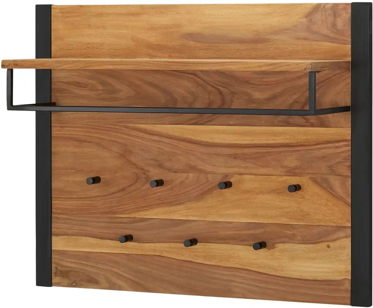 Gray & Jones Paneel  Tierra Fuego ¦ holzfarben ¦ Maße (cm): B: 100 H: 80 T: 29.5 Garderoben & Kleiderstangen > Hakenleis...