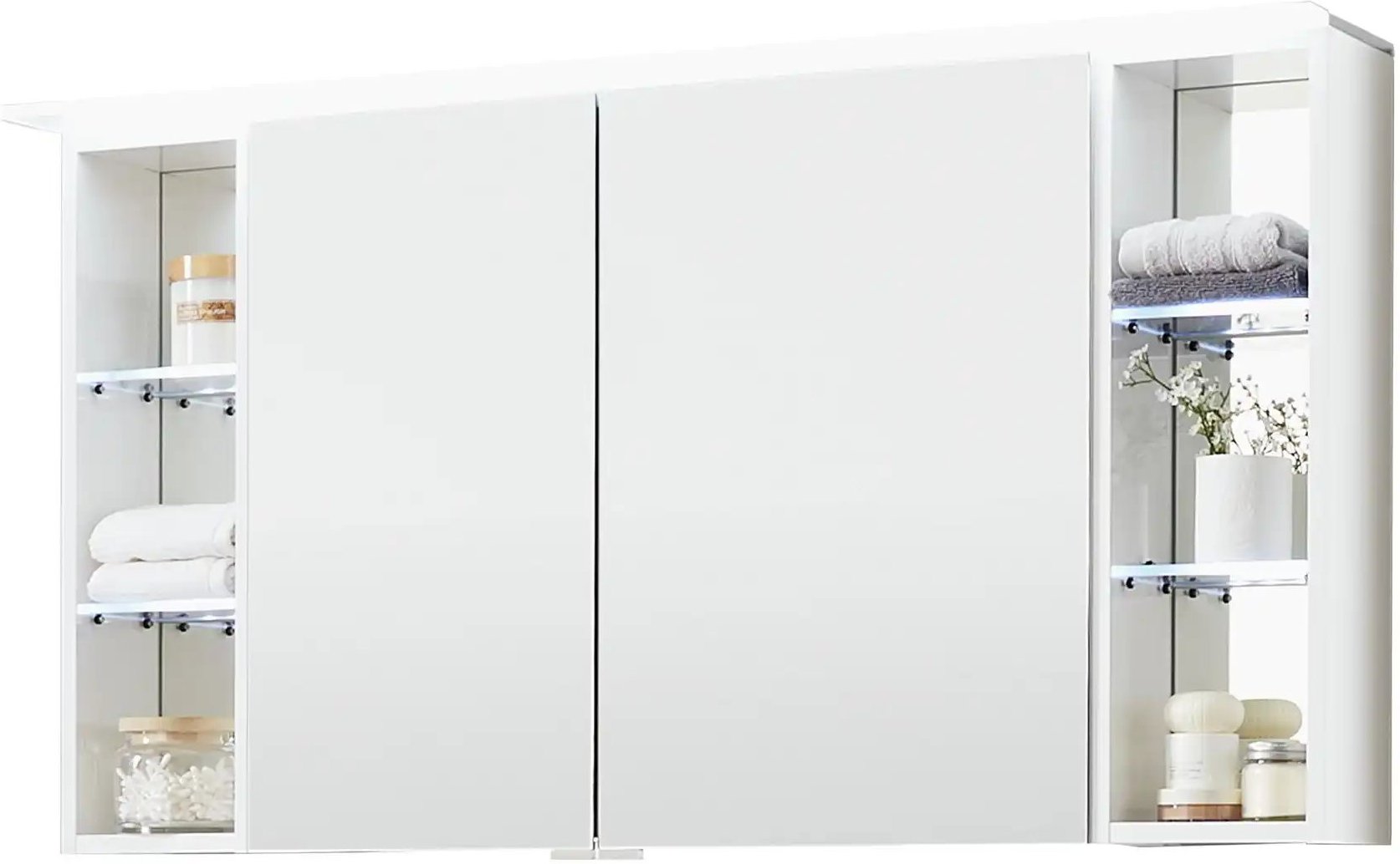 Spiegelschrank Comer See ¦ weiß ¦ Maße (cm): B: 120 H: 65 T: 15.0 Schränke > Badschränke > Spiegelschränke - Höffner