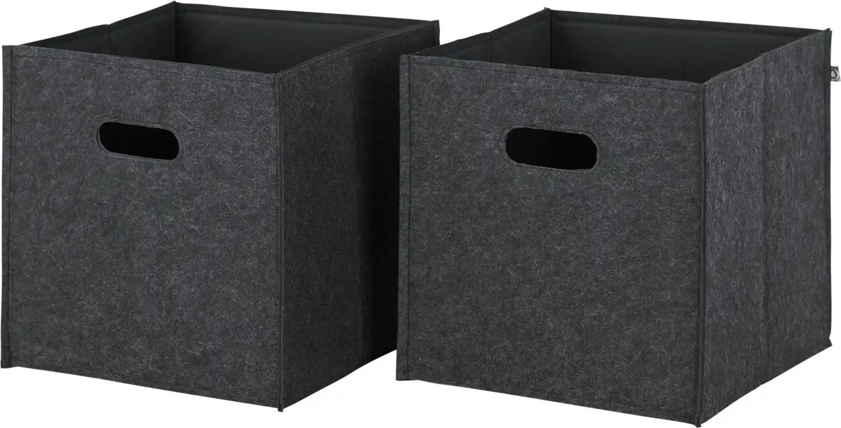 smart Aufbewahrungskorb 2er-Set Up2U ¦ grau ¦ Filz ¦ Maße (cm): B: 34 H: 34 T: 34.0 Aufbewahrung > Aufbewahrungsboxen ...