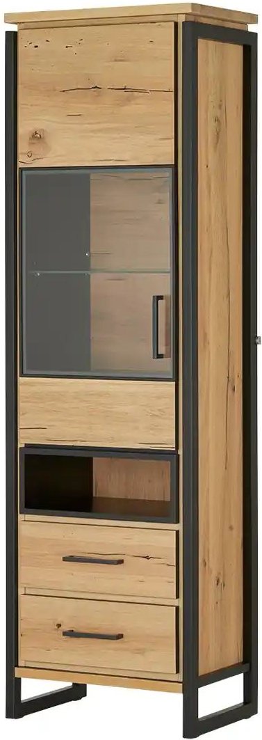 Gray & Jones Vitrine Baltic Breeze One ¦ holzfarben ¦ Maße (cm): B: 60 H: 200 T: 41.0 Schränke > Vitrinen - Höffner