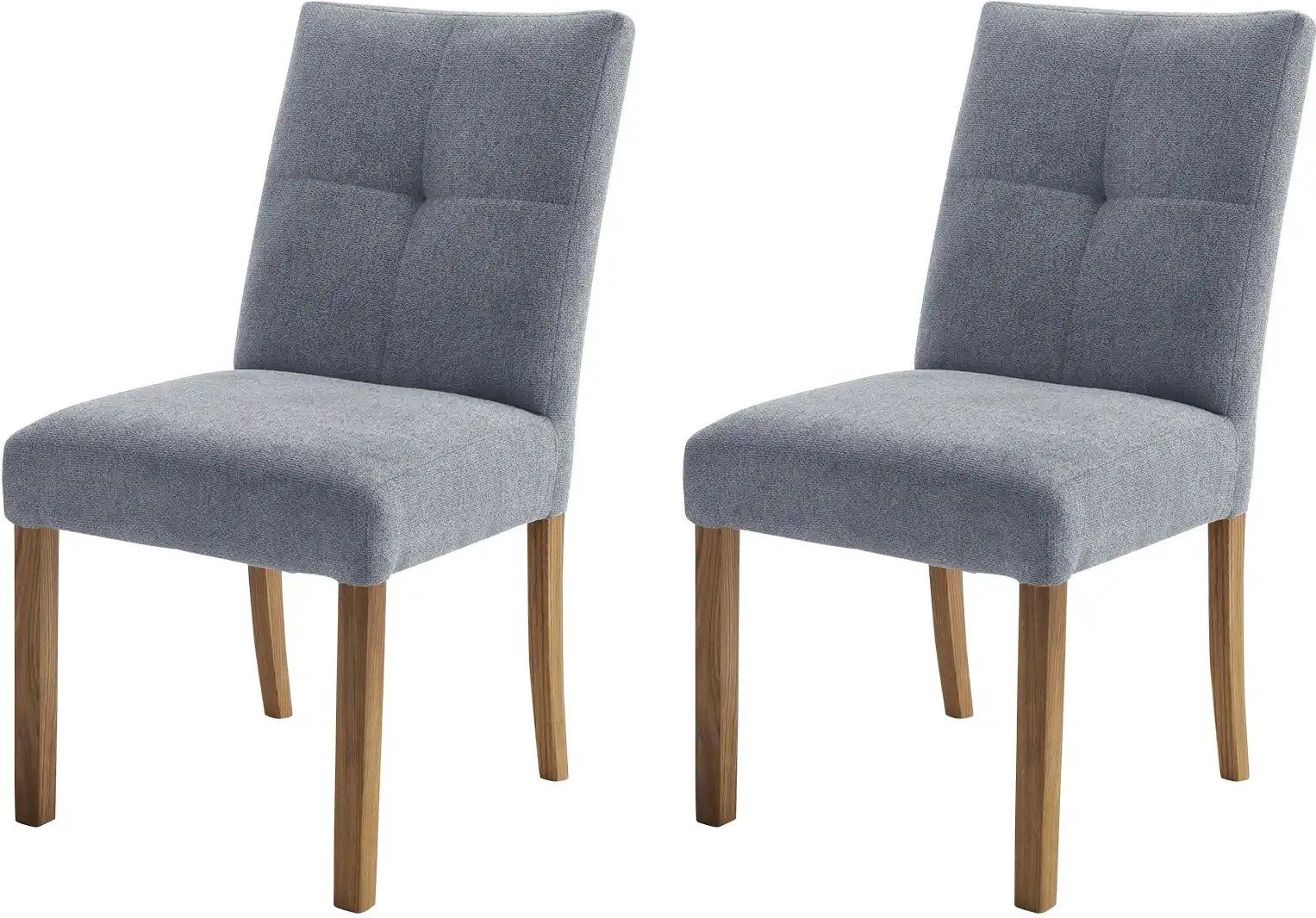 Woodford Esszimmerstuhl im 2er Set Tabby ¦ grau ¦ Maße (cm): B: 50 H: 91 T: 49.0 Stühle > Küchenstühle > Polster Küchens...