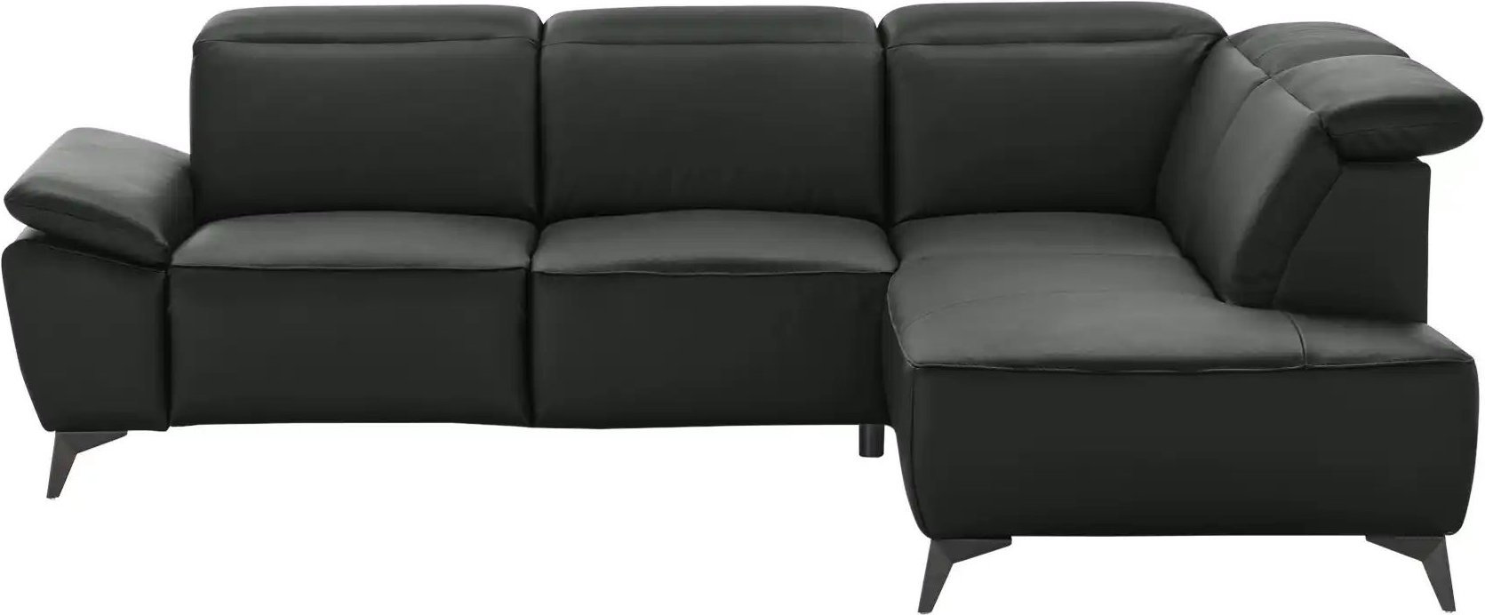 uno Ecksofa  Belfast ¦ schwarz ¦ Maße (cm): B: 260 H: 100 T: 203.0 Polstermöbel > Sofas > Ecksofas - Höffner