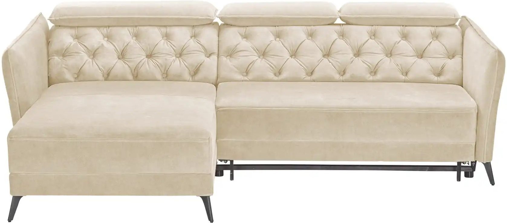 smart Ecksofa  Kavita ¦ beige ¦ Maße (cm): B: 254 H: 85 T: 199.0 Polstermöbel > Sofas > Ecksofas - Höffner
