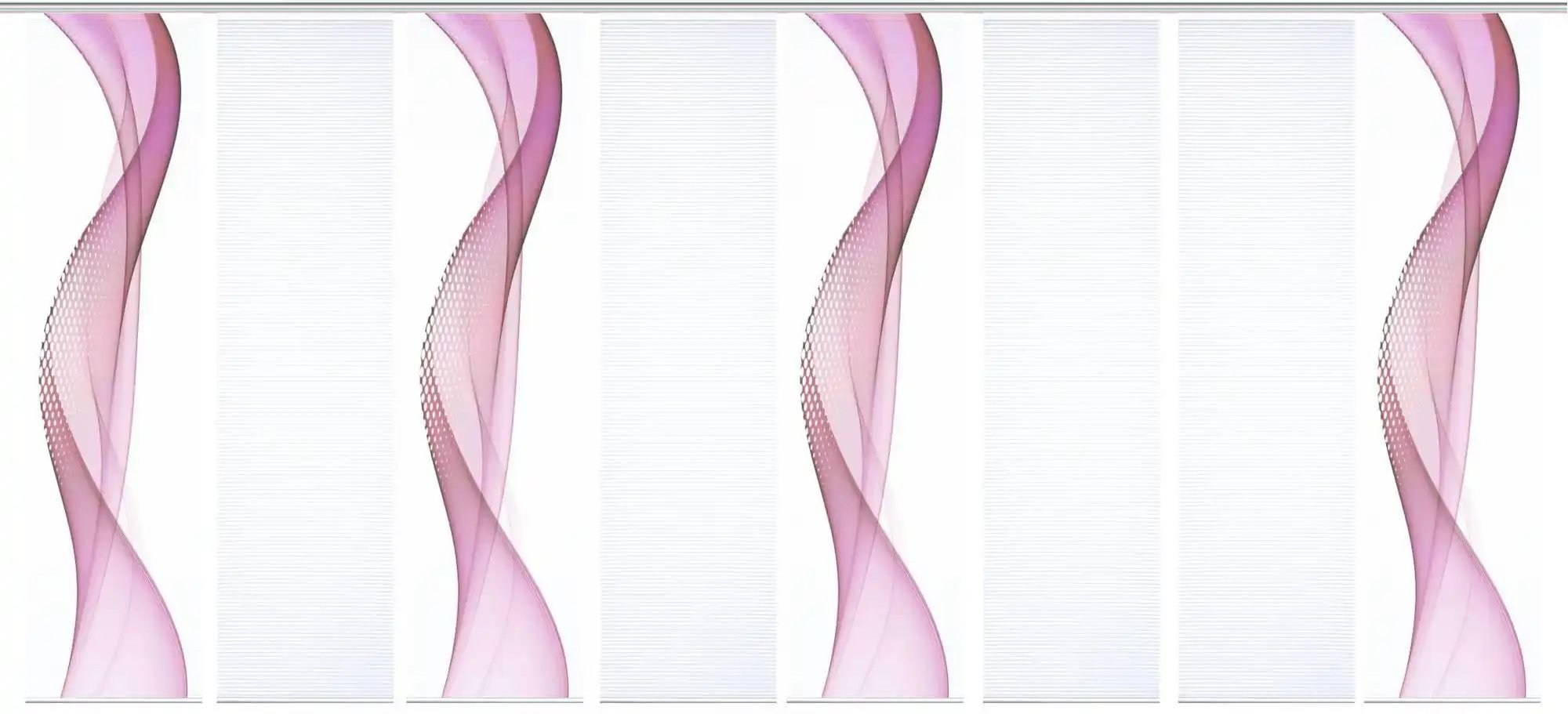 HOME in green Schiebevorhang ¦ lila/violett ¦ Synthetik ¦ Maße (cm): B: 60 H: 245 Gardinen & Rollos > Gardinen & Vorhä...