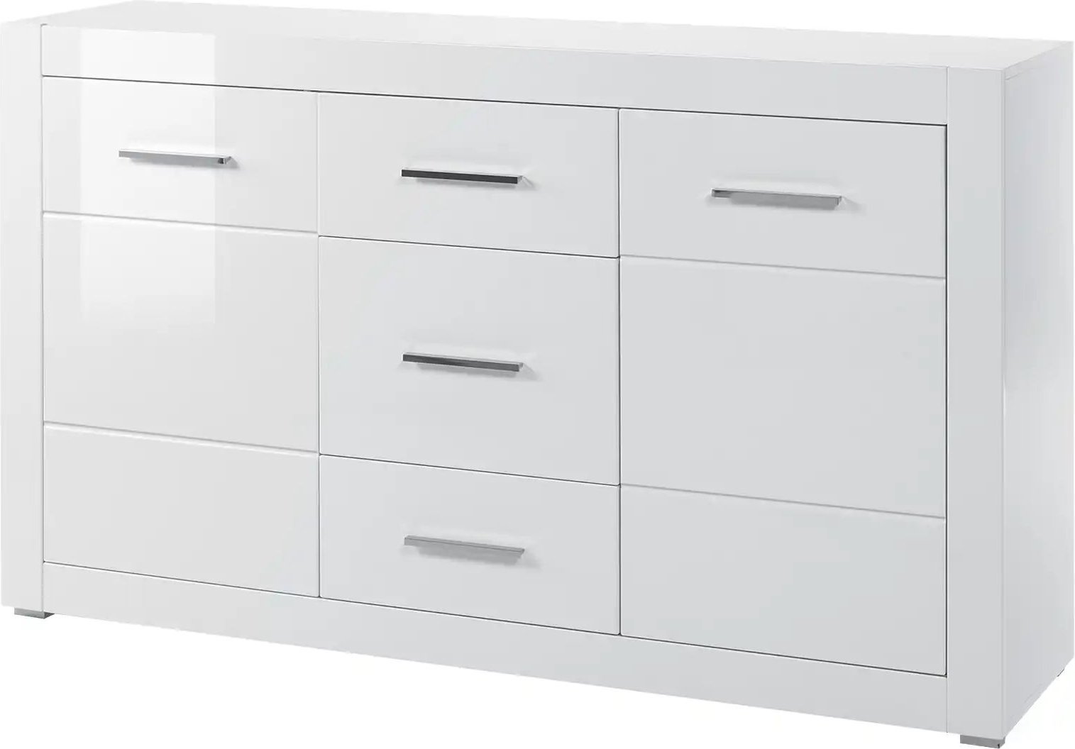 Sideboard Bristol ¦ weiß ¦ Maße (cm): B: 164 H: 97 T: 42.0 Kommoden & Sideboards > Sideboards - Höffner
