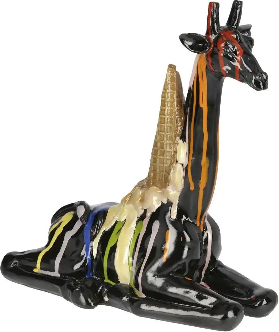 Thumbnail - HOME STORY Dekofigur Giraffe ¦ schwarz ¦ Polyresin (Kunstharz) ¦ Maße (cm): B: 27,8 H: 29 T: 12.0 Accessoires > Dekoar...