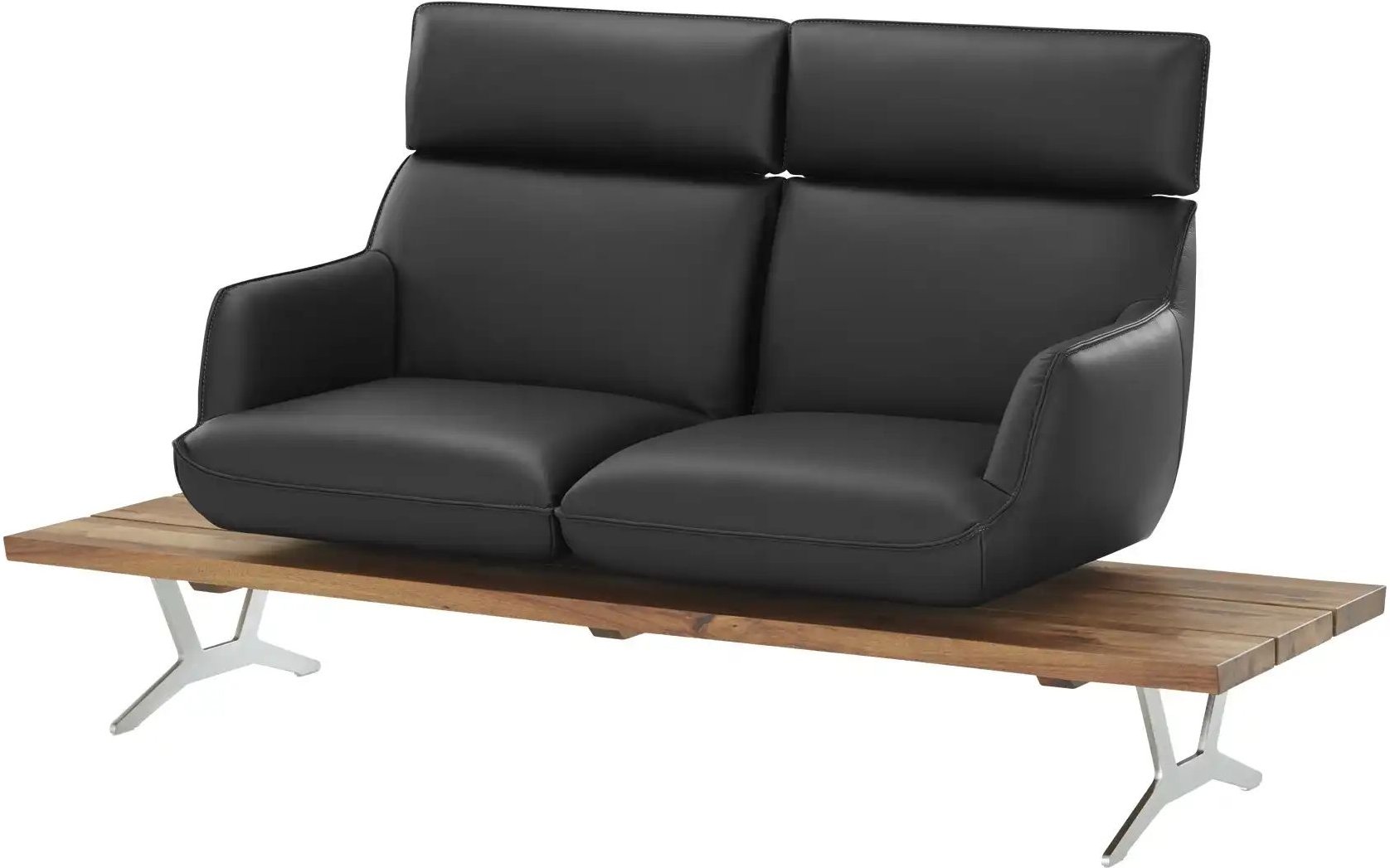 KOINOR Funktionsbank Merlin ¦ schwarz ¦ Maße (cm): B: 190 H: 114 T: 78.0 Bänke > Einzelbänke - Höffner