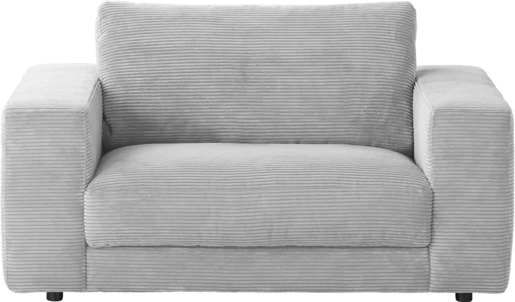 Thumbnail - Jette Home Megasessel aus Cord Sila ¦ grau ¦ Maße (cm): B: 150 H: 85 T: 107.0 Polstermöbel > Sofas > Einzelsofas - Höff...