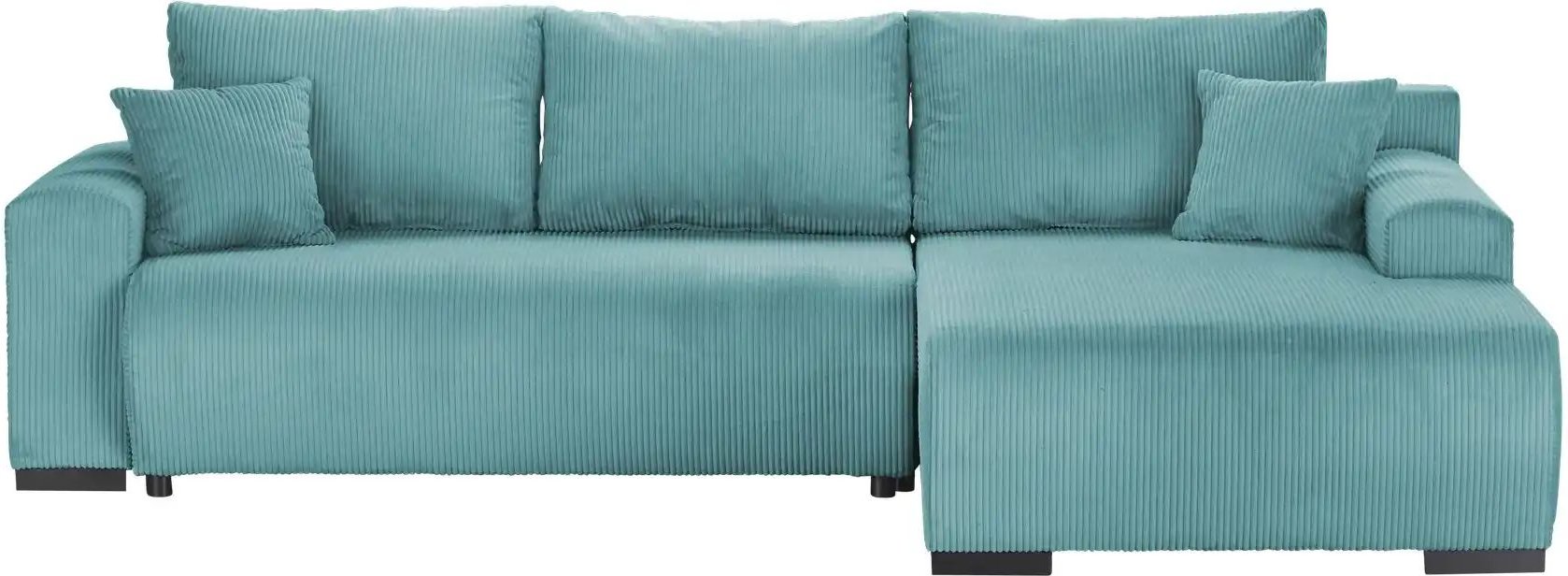 smart Ecksofa Nelly ¦ türkis/petrol ¦ Maße (cm): B: 270 H: 85 T: 185.0 Polstermöbel > Sofas > 3-Sitzer - Höffner