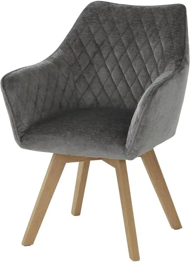 Gray & Jones Armlehnstuhl Nagaro 1 ¦ grau ¦ Maße (cm): B: 63 H: 88 T: 62.0 Stühle > Esszimmerstühle > Esszimmerstühle m...