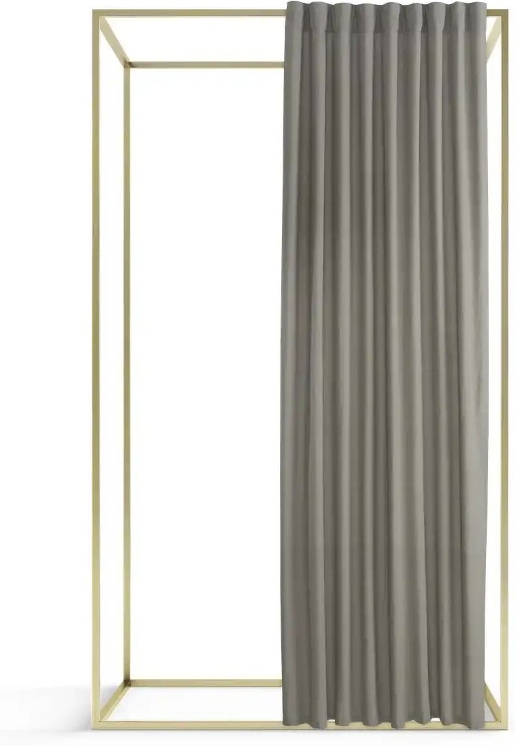 Como Green Vorhang Cora ¦ grau ¦ Baumwolle ¦ Maße (cm): B: 140 Gardinen & Rollos > Gardinen & Vorhänge > Schlaufenschal...