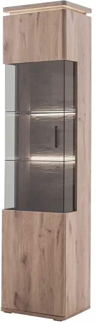 uno Vitrine Kataros ¦ holzfarben ¦ Maße (cm): B: 50 H: 209 T: 38.0 Schränke > Vitrinen - Höffner