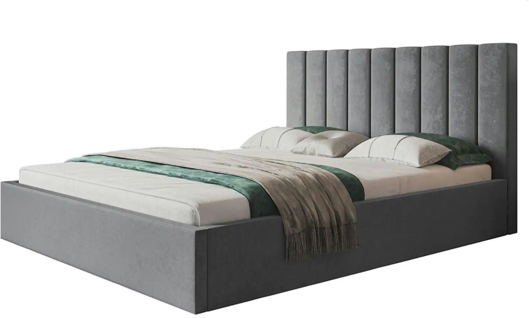Thumbnail - Polsterbett mit Stauraum Selaris ¦ grau ¦ Maße (cm): B: 188 H: 90 Betten > Polsterbetten - Höffner