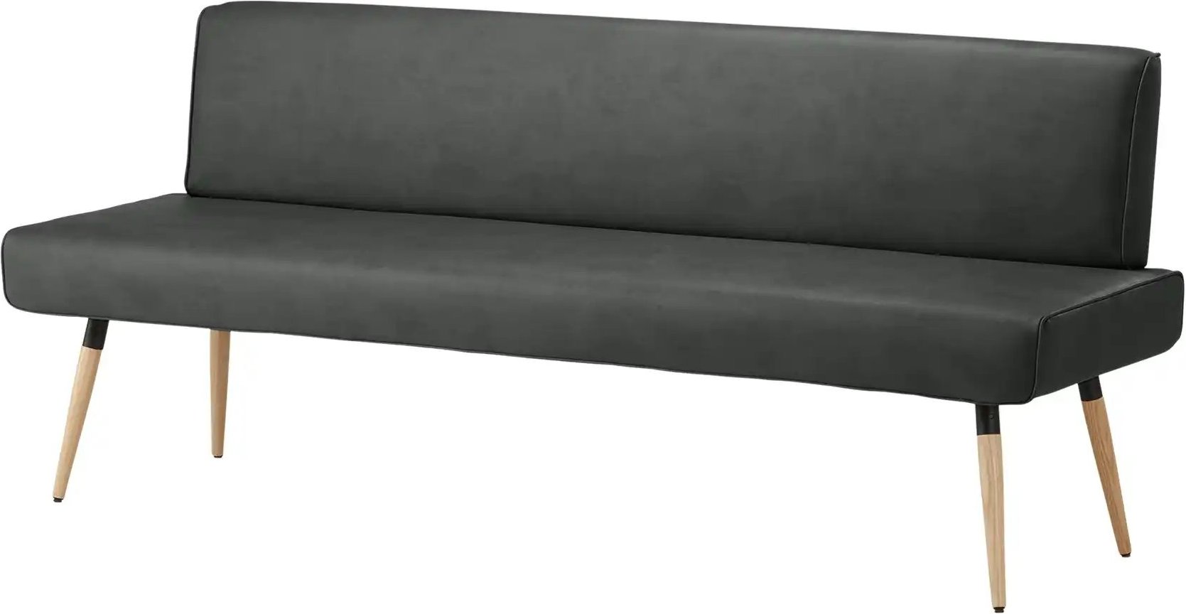 Polsterbank massiv 4402 ¦ schwarz ¦ Maße (cm): B: 200 H: 87 T: 62.0 Bänke > Einzelbänke - Höffner