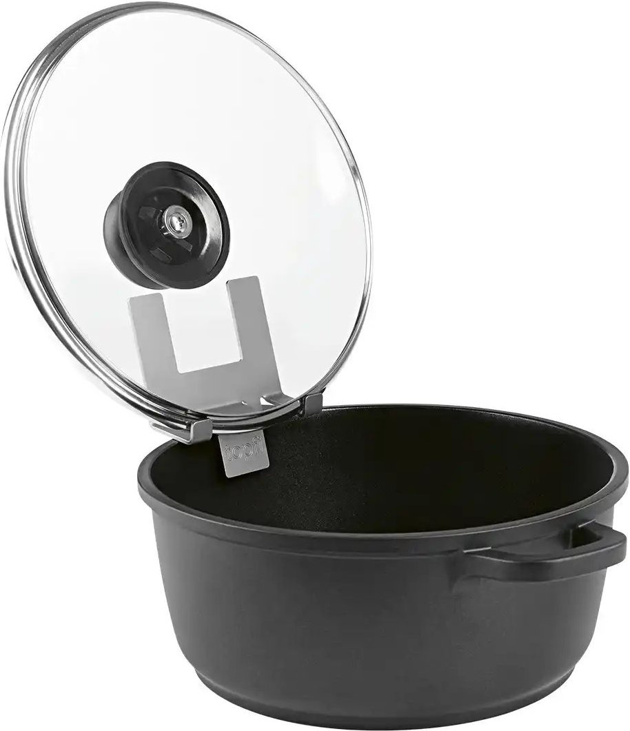 Topfdeckelhalter Topfi ¦ silber ¦ Edelstahl ¦ Maße (cm): B: 12 H: 4 Küchenzubehör & Helfer > Küchenhelfer - Höffner