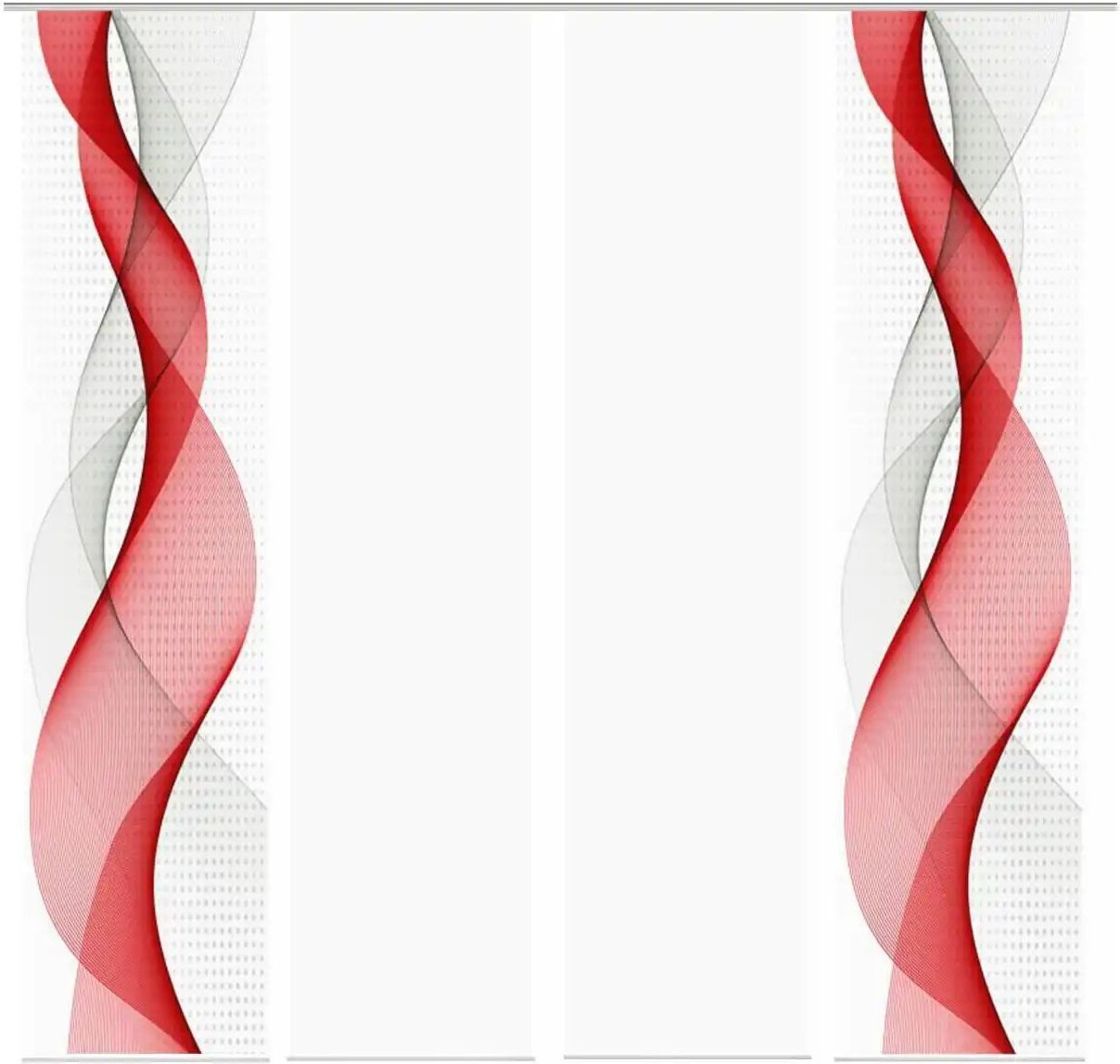 Thumbnail - HOME Wohnideen Schiebevorhang ¦ rot ¦ Maße (cm): B: 60 Gardinen & Rollos > Gardinen & Vorhänge > Schiebegardinen - Höf...