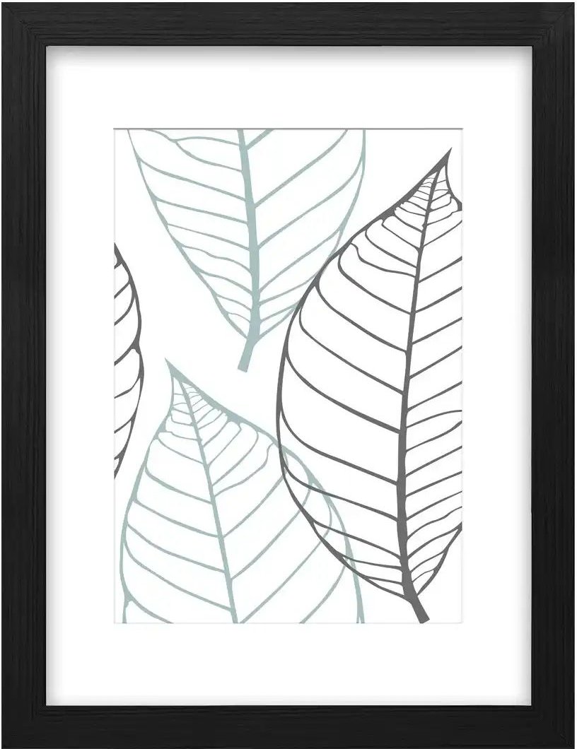 Holzbilderrahmen 18x24 cm Iceland ¦ schwarz ¦ Holzwerkstoff ¦ Maße (cm): B: 20 H: 26 T: 2.8 Accessoires > Bilderrahmen ...