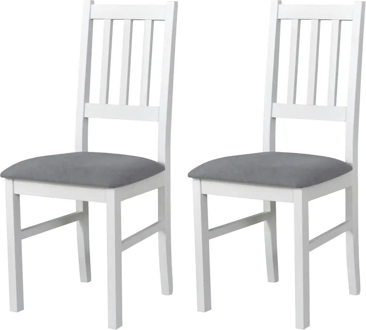 Esszimmerstuhl 2er-Set ¦ weiß ¦ Maße (cm): B: 43 H: 94 Stühle > Küchenstühle > Polster Küchenstühle - Höffner