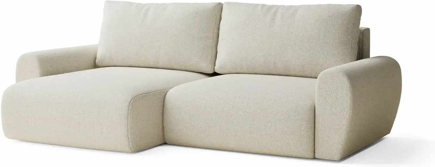 Ecksofa Numba ¦ creme ¦ Maße (cm): B: 253 H: 88 Polstermöbel > Sofas > 3-Sitzer - Höffner