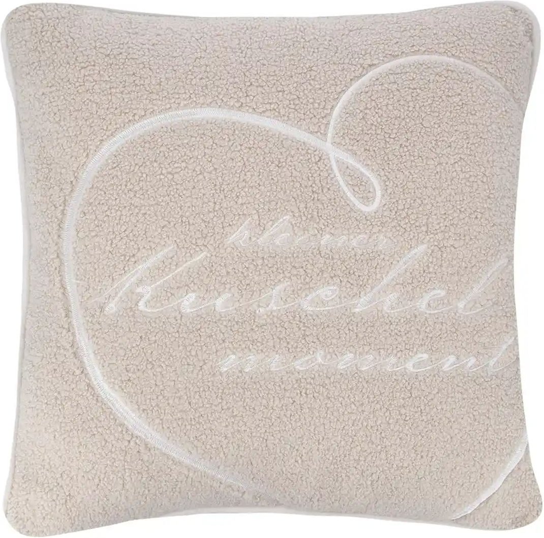 como Kissen  Kleiner Kuschelmoment ¦ beige ¦ Maße (cm): B: 45 Dekokissen & Decken > Kissen > Dekokissen - Höffner