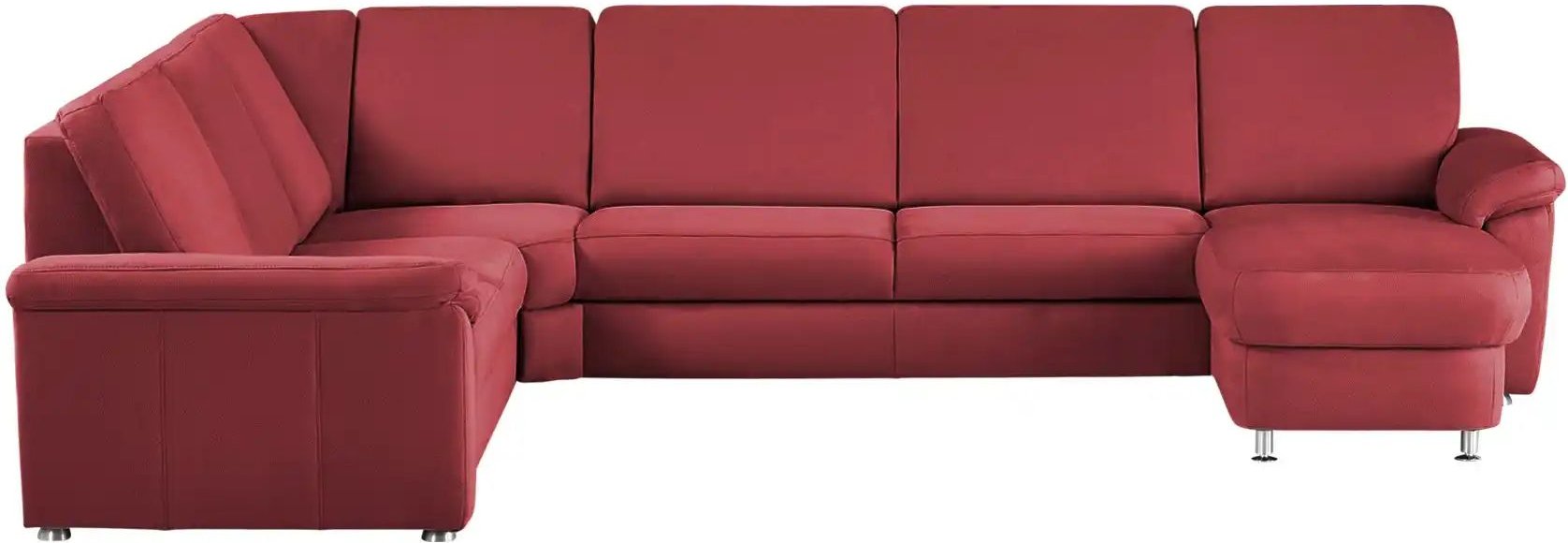 meinSofa Wohnlandschaft Mikrofaser Rita ¦ rot ¦ Maße (cm): B: 330 H: 91 T: 240.0 Polstermöbel > Sofas > Wohnlandschaften...