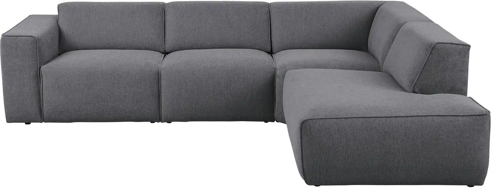 SOHO Ecksofa Enleen ¦ grau ¦ Maße (cm): B: 282 H: 71 T: 222.0 Polstermöbel > Sofas > 3-Sitzer - Höffner