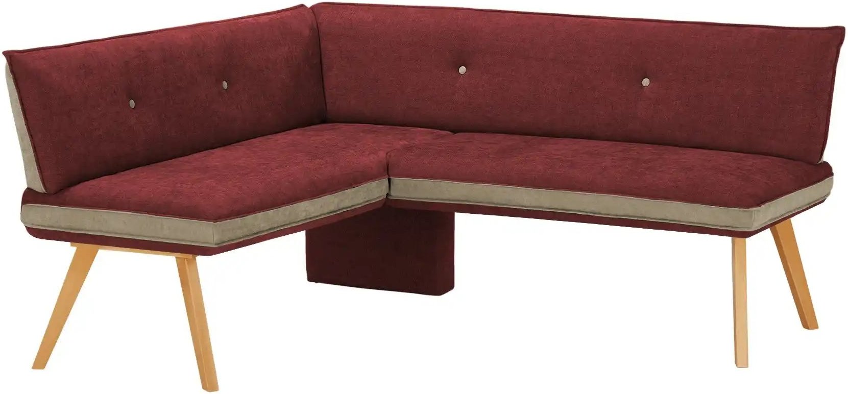 Woodford Eckbank Sunna ¦ rot ¦ Maße (cm): H: 86 Bänke > Eckbänke - Höffner