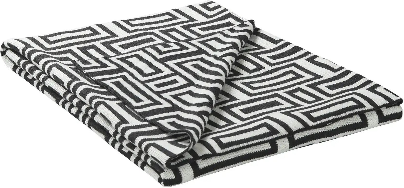 HOME STORY Plaid  Home Story ¦ schwarz ¦ Synthetik ¦ Maße (cm): B: 130 Dekokissen & Decken > Kuscheldecken & Wohndecken ...