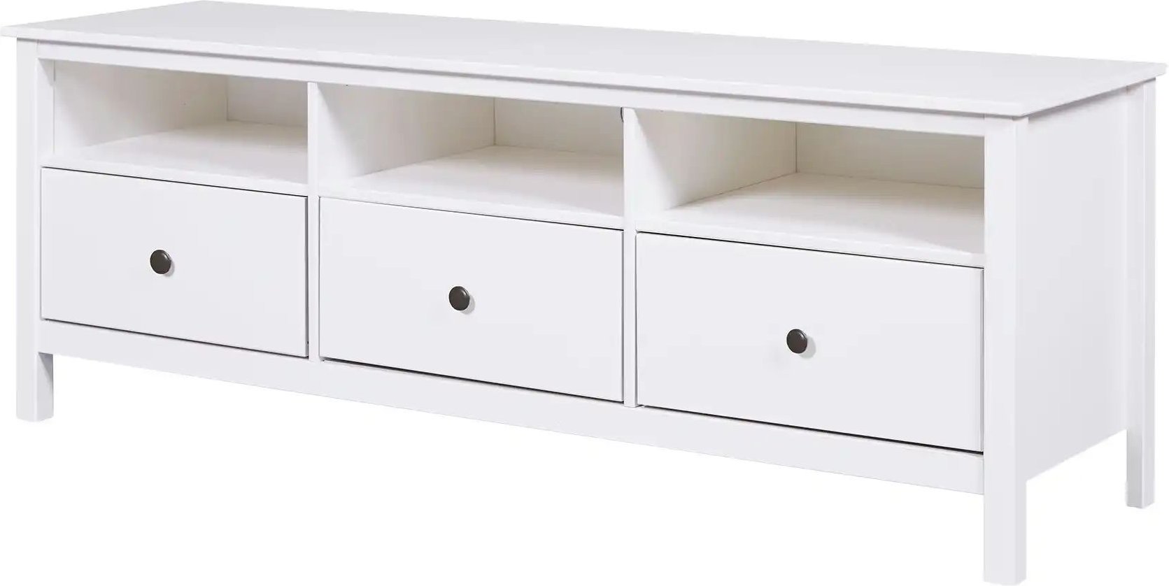 Lowboard aus Massivholz Landliv ¦ weiß ¦ Maße (cm): B: 160 H: 57 T: 45.0 Kommoden & Sideboards > Lowboards - Höffner