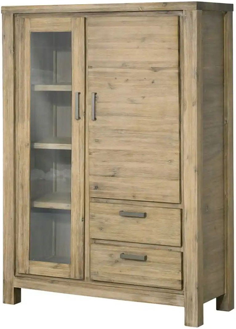 Woodford Vitrine Borneo ¦ holzfarben ¦ Maße (cm): B: 109 H: 155 T: 45.0 Schränke > Vitrinen - Höffner