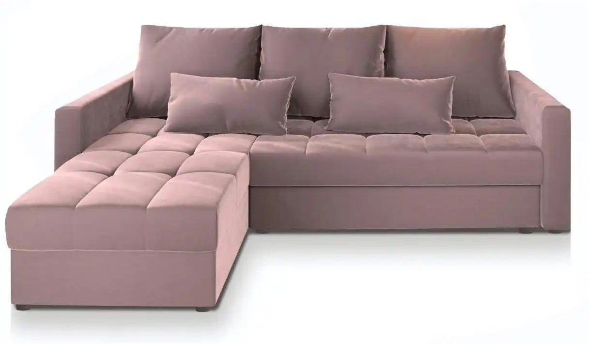 MASSENO Ecksofa mit Schlaffunktion Kos ¦ rosa/pink ¦ Maße (cm): B: 220 H: 85 Polstermöbel > Sofas > 3-Sitzer - Höffner