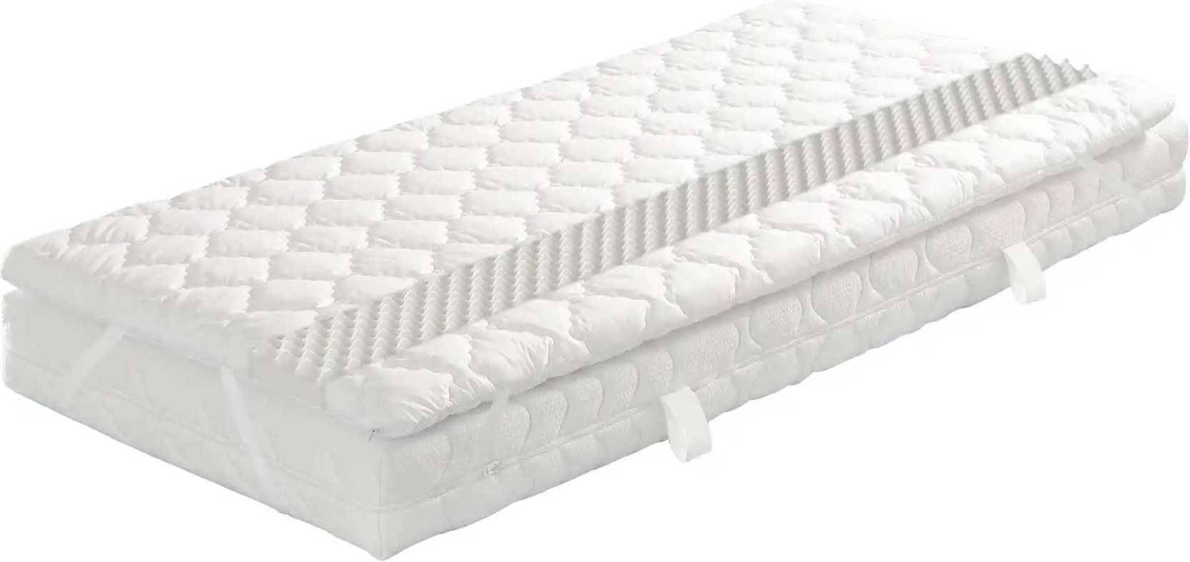 Thumbnail - Matratzenauflage ¦ weiß ¦ Maße (cm): B: 160 H: 7 Matratzen & Zubehör > Matratzen-Topper - Höffner
