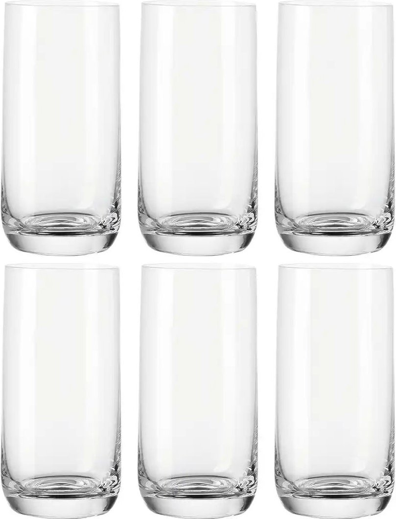 LEONARDO 6er-Gläserset Daily ¦ transparent/klar ¦ Glas ¦ Maße (cm): B: 6,2 H: 13,2 Gläser & Karaffen - Höffner