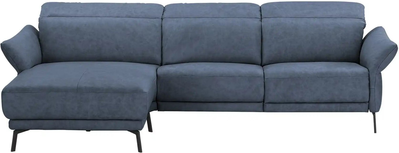 Wohnwert Ecksofa Leder Bellana ¦ blau ¦ Maße (cm): B: 285 H: 101 T: 161.0 Polstermöbel > Sofas > Ecksofas - Höffner